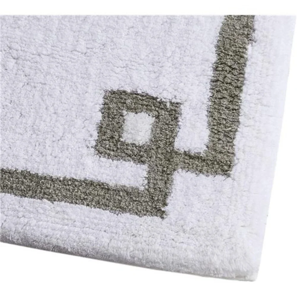 100% Cotton Bathroom Rug Non Slip Backing-Luxrurious Tufted Plush Bath Mat